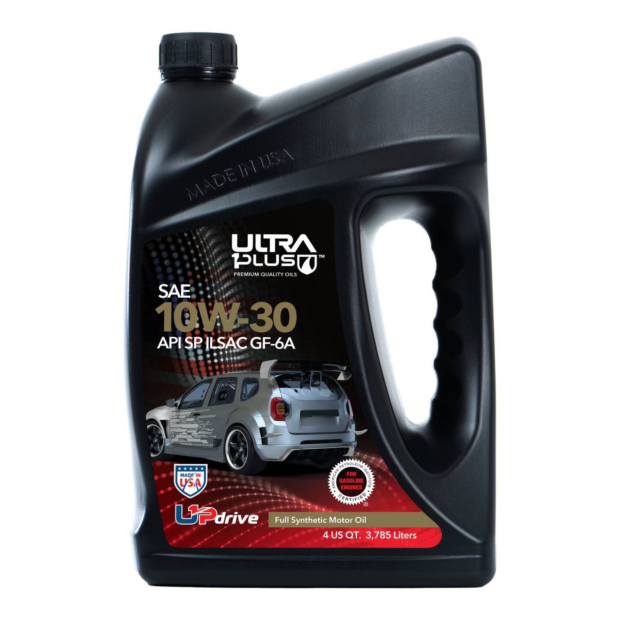 Ultra1Plus Full Synthetic Motor Oil — SAE 10W-30, API SP, ILSAC GF-6A, 1 Gal, Model# UL104